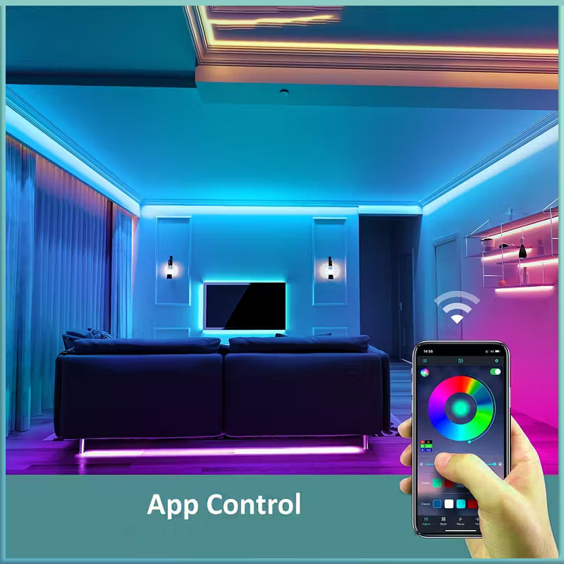 Ruban LED RGB Multicolore avec Télécommande